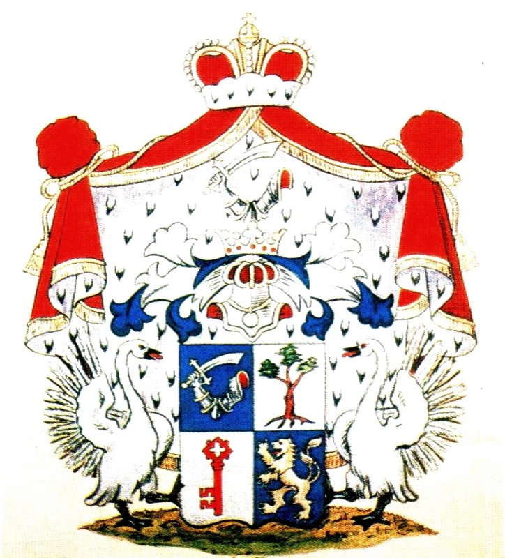 The coat of arms of the princely Kugushev family