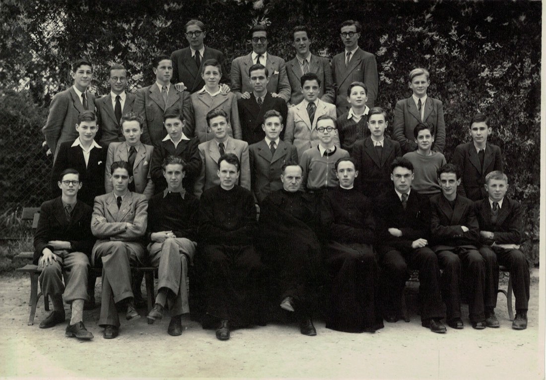 A school class in Switzerland, the 1940s